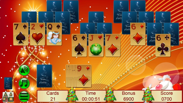 Xmas TriPeaks Card Solitaire screenshot-8