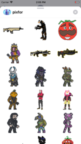Pixel Stickers for Fortnite screenshot