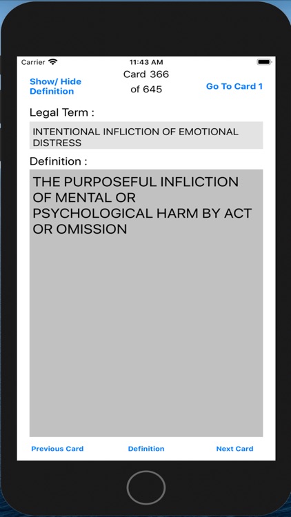 Basic Legal Flashcards