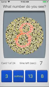 Colorblind Eye Exam Test screenshot #2 for iPhone