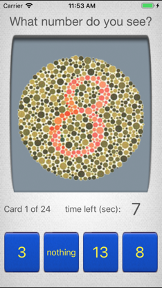 Colorblind Eye Exam Test screenshot 2