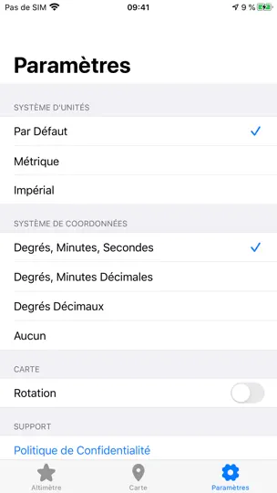 Capture d'écran de Altimètre & Précision sur iPhone 5