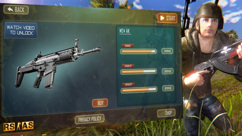 アーミーシューティングゲーム2020：スナイパーゲーム3D screenshot 1