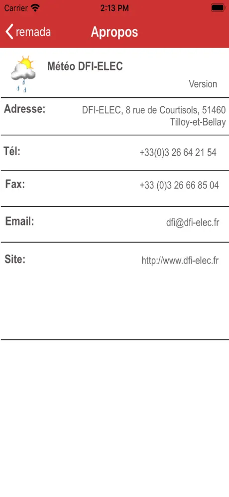 Meteo DFI