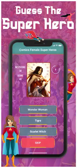 Game screenshot Guess Comics SuperHero Quiz apk