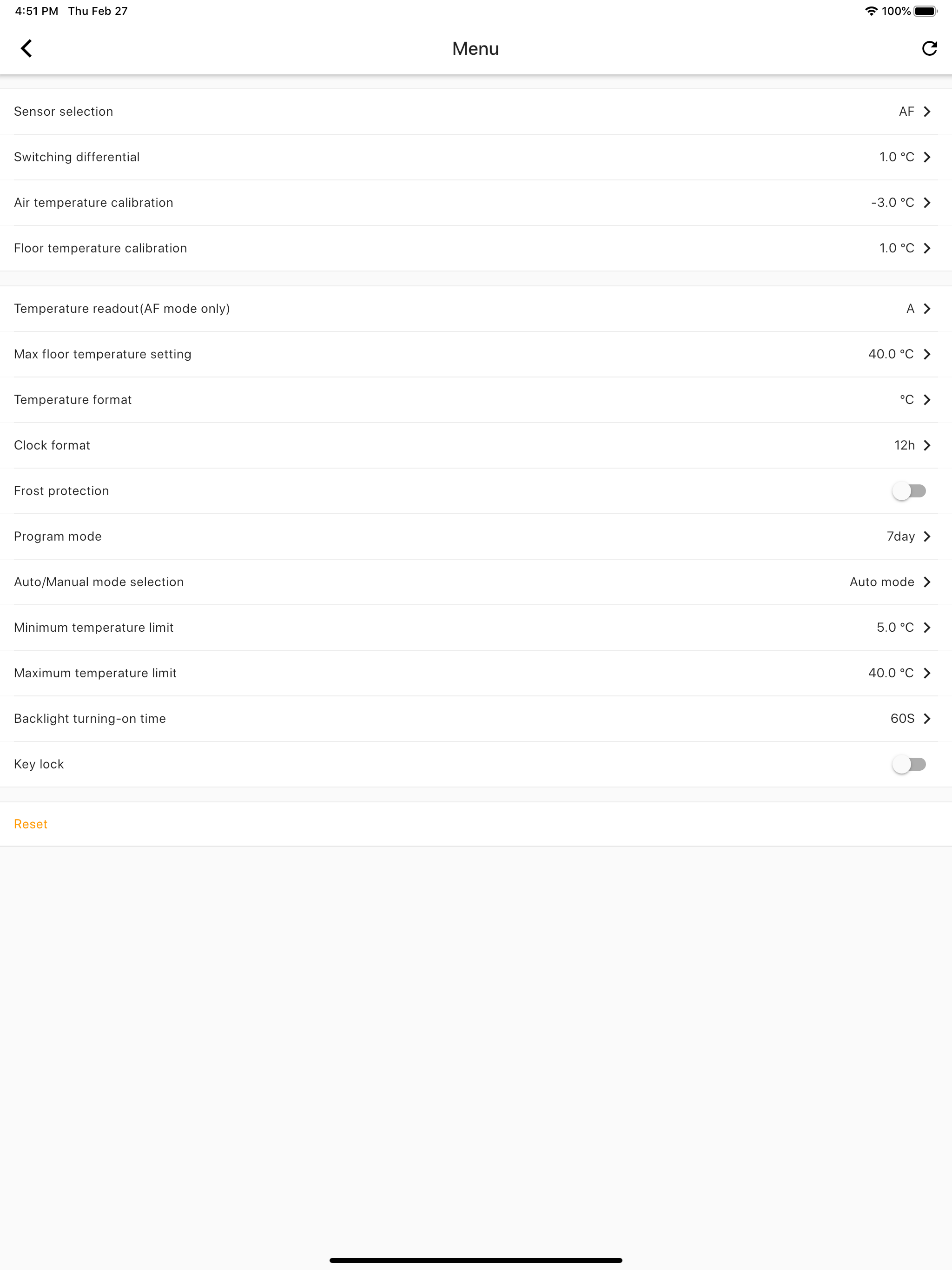 Hi Thermostat screenshot 6