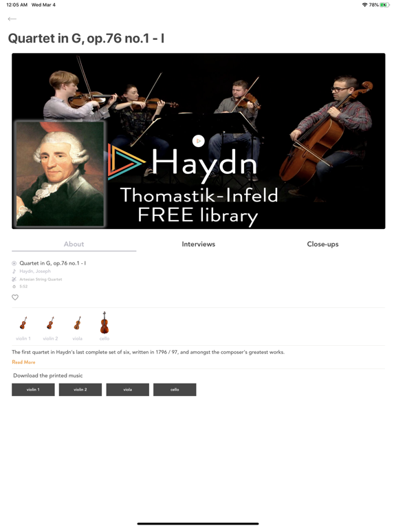 PartPlay iPad screenshot 7 - Music app