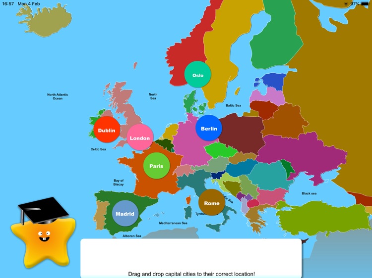 Capital City Quiz Europe screenshot-3