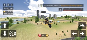 Flying Motorbike Simulator screenshot #2 for iPhone