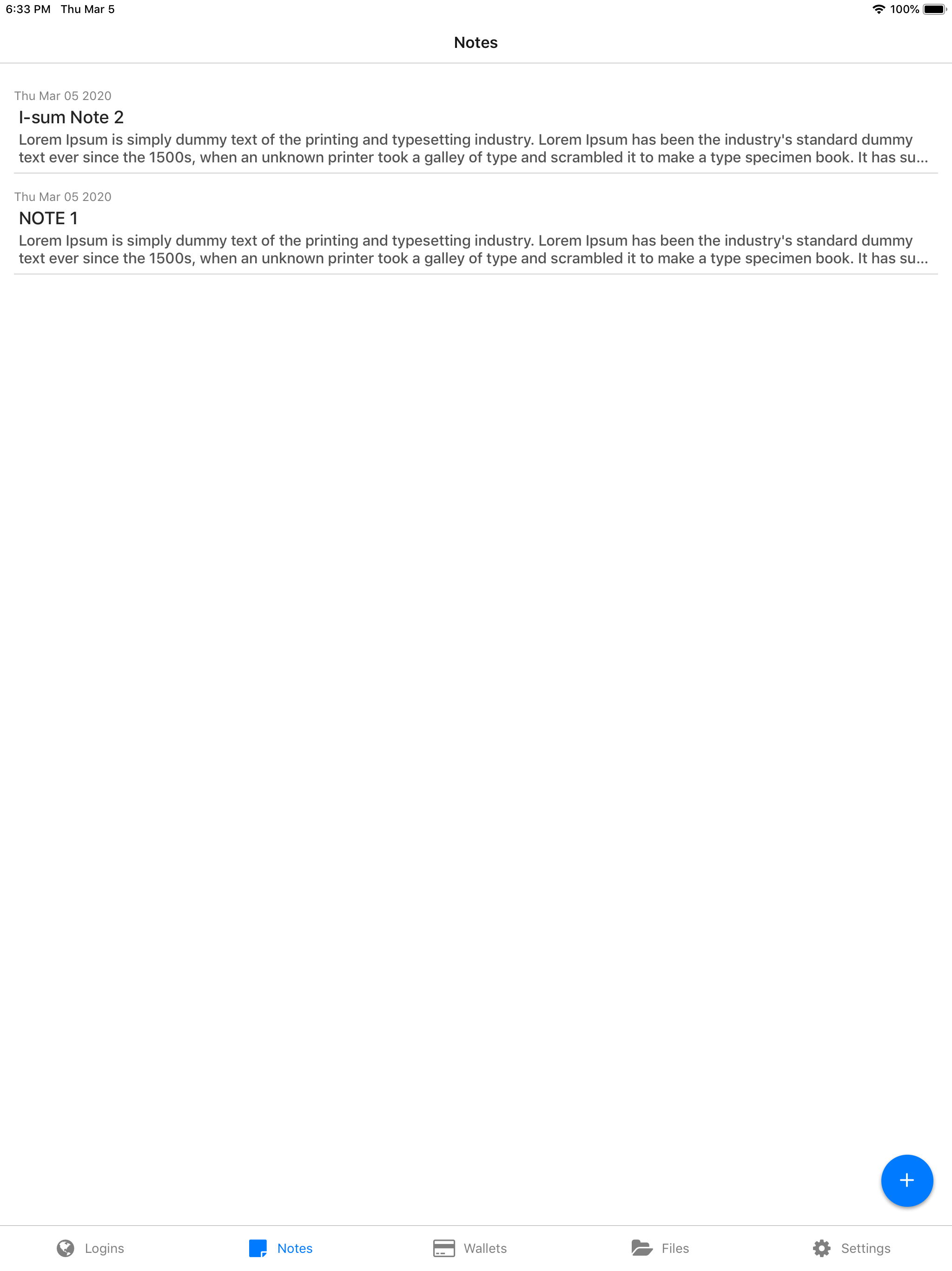 LockBox: Offline Secured Vault