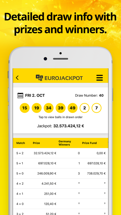 Eurojackpot Screenshot