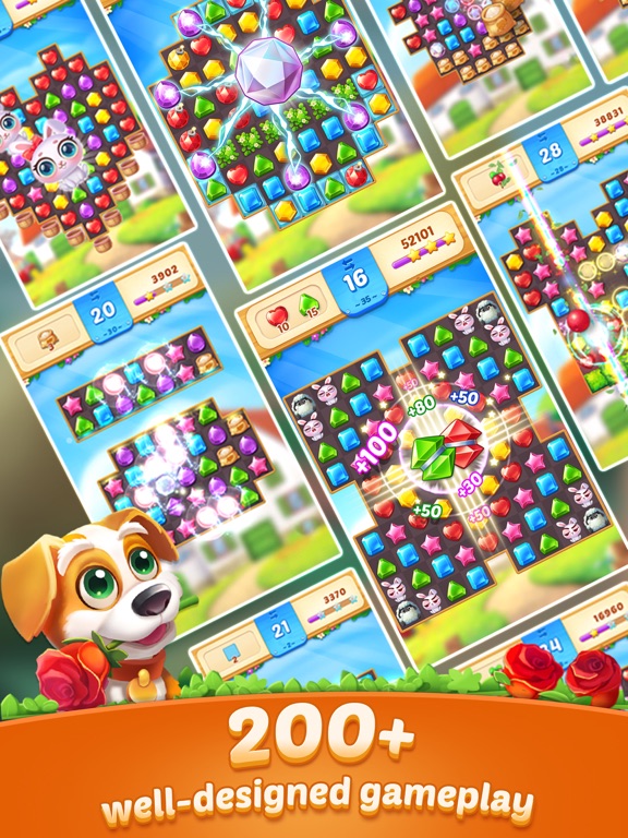 Screenshot #5 pour Jewel Town - Match 3 Games