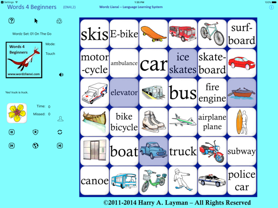English Words 4 Beginners iPad screenshot 4 - Education app