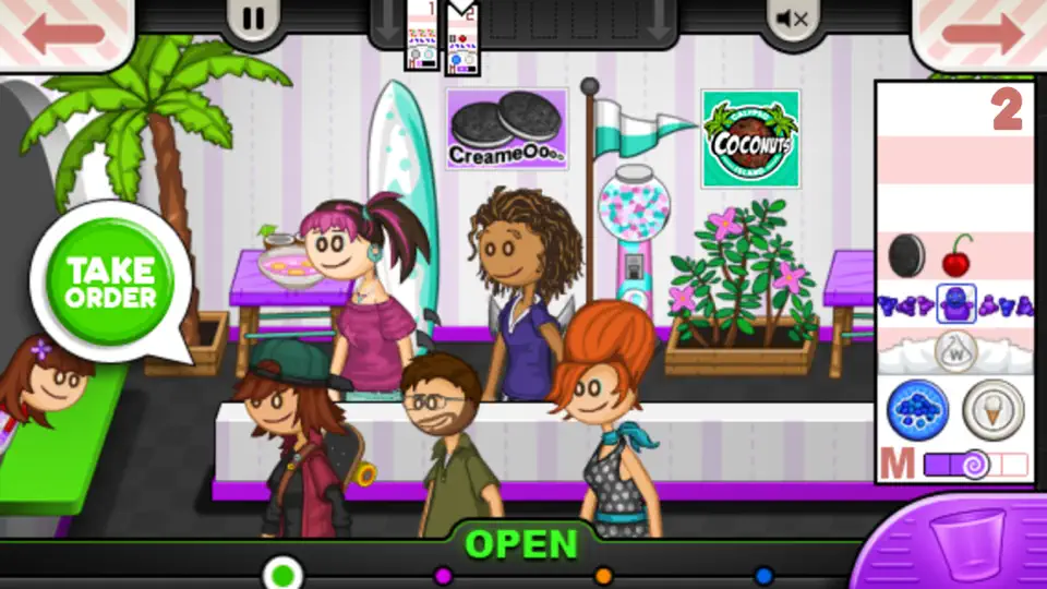 Captura de pantalla de Papa's Freezeria To Go! en iPhone 2