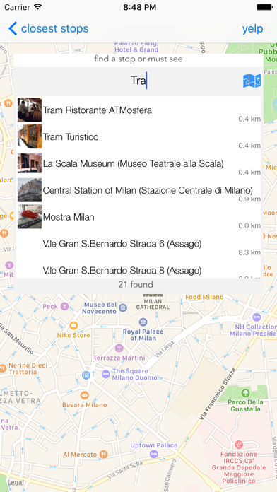 Milan Transport Guide Screenshot