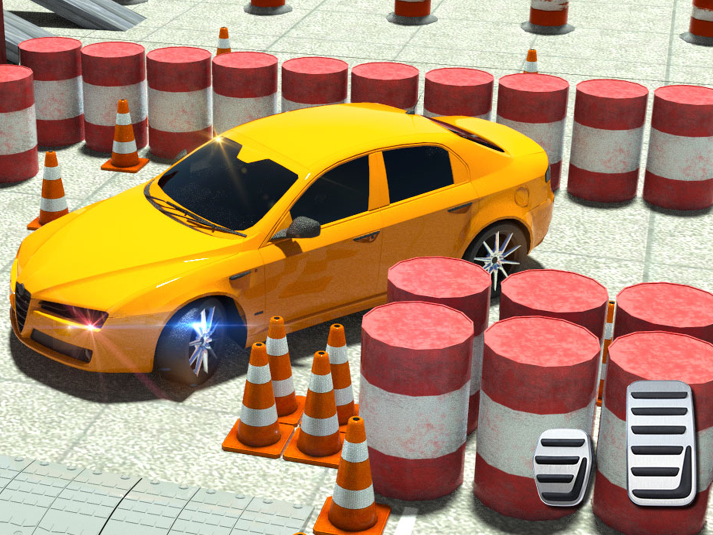 Car Traffic Modern Parking 3D