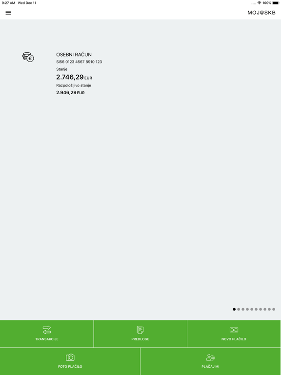 Screenshot #6 pour MOJ@SKB mobilna banka