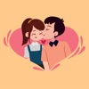 Valentine's Couple Stickers icon