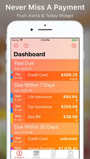 My Bills++ screenshot 1