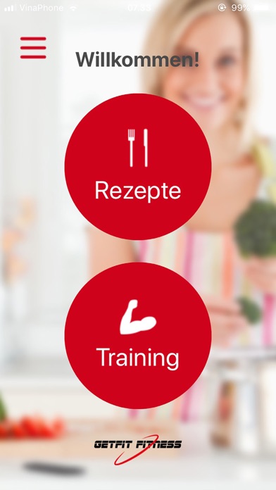 Screenshot #1 pour Abnehmen mit GetFit Fitness