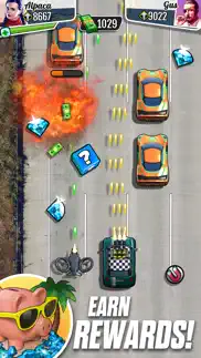 fastlane: fun car racing game iphone screenshot 2