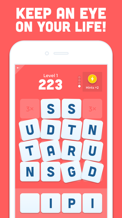Swipe Four: 4-Letter Word Game screenshot 4