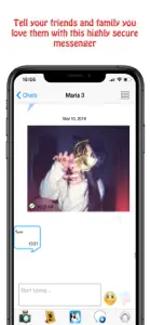 Love Notes Secure Messenger screenshot #2 for iPhone