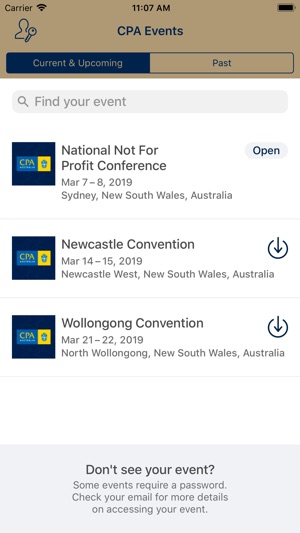 CPA Australia Events