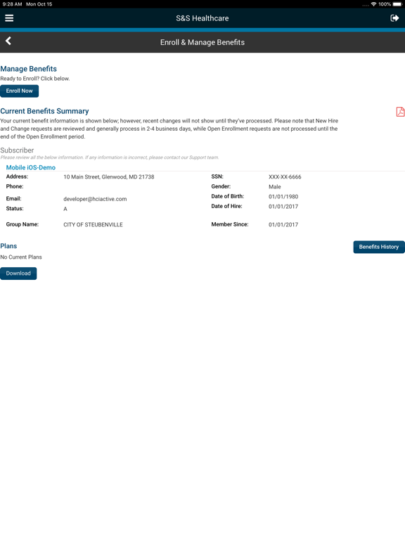 S&S Healthcare iPad screenshot 5 - Health & Fitness app