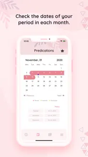 period tracker widget iphone screenshot 4