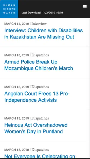 Human Rights Watch News screenshot 3