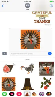 turkey time - animated sticker iphone screenshot 1