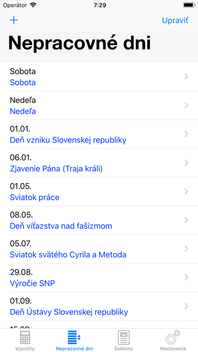 Screenshot #3 pour Dátumovník