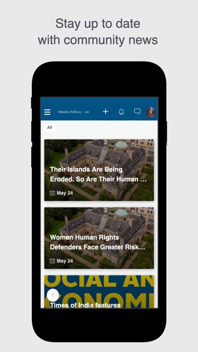 Screenshot #1 pour Atlantic Fellows Hub