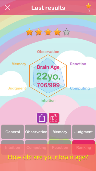 Brain Training, Know brain age Screenshot