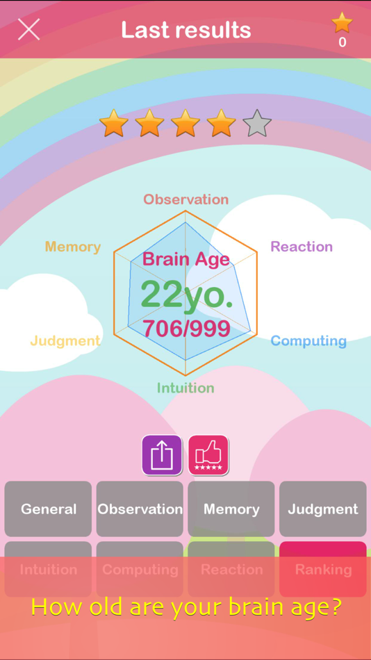 #5. Brain Training, Know brain age (iOS) 由: QQ TSUBASA