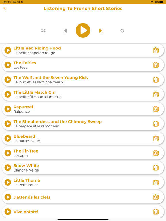 French ー Listening・Speaking iPad screenshot 4 - Education app