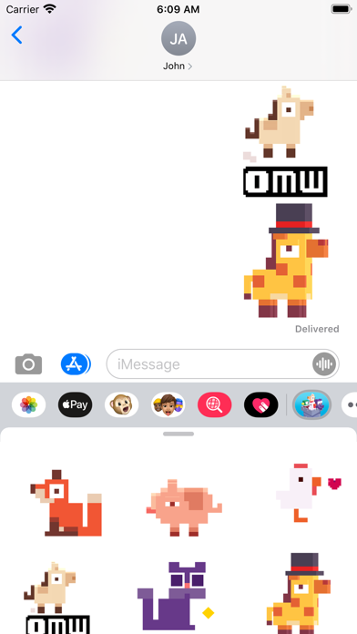 Crossy Road Castle Stickersのおすすめ画像1