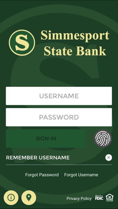 Simmesport State Bank Screenshot