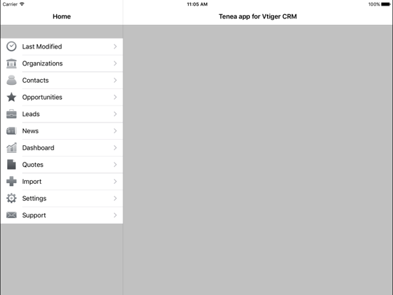Screenshot #4 pour Tenea app for Vtiger CRM HD