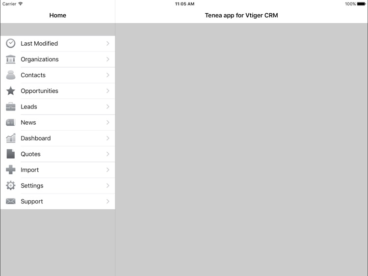 Tenea app for Vtiger CRM HD