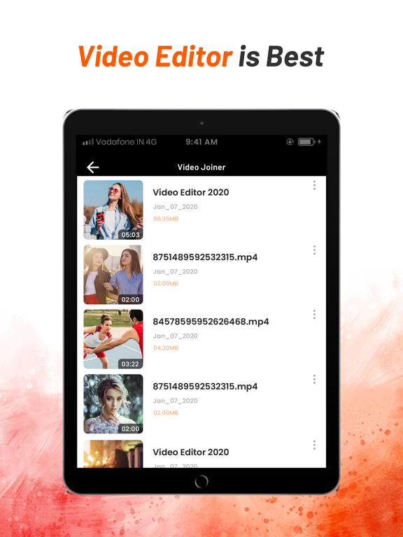 Video Editor : Cutter & Joiner iPad screenshot
