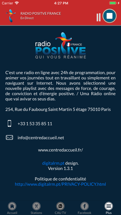 Screenshot #2 pour Radio Positive France