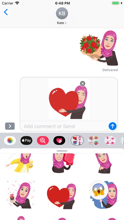 Muslimah Stickers screenshot-4