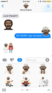 dennis graham™ - moji stickers problems & solutions and troubleshooting guide - 2