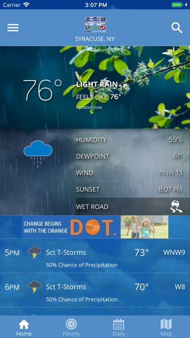 CNY Central Weather Screenshot