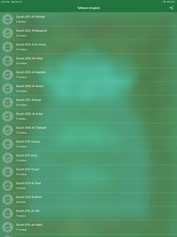 Screenshot #4 pour Tafheem ul Quran Full Audio