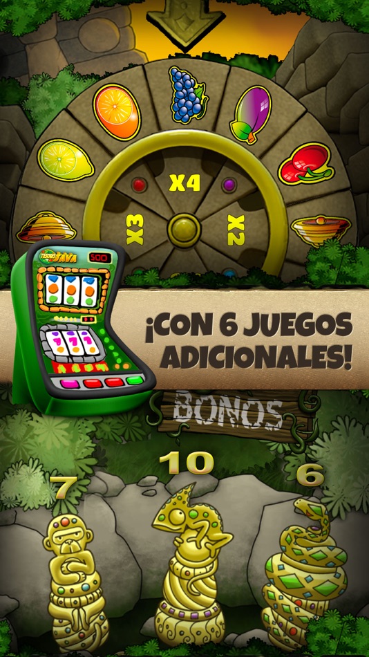 #5. El Tesoro de Java-Tragaperras (iOS) 由: SPACE GO GAME STUDIO S.L.