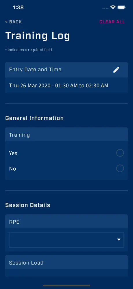TA Athlete Portal