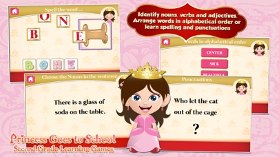 Princess Grade 2 School Games Screenshot
